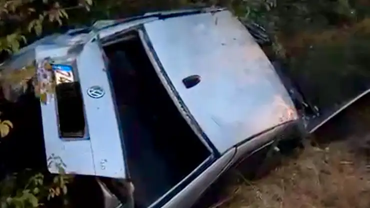 Kayganlaşan zeminde kontrolden çıktı