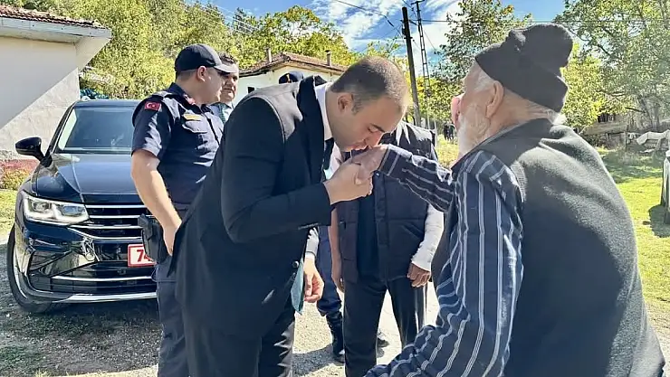 Kaymakam'dan mağdur aileye destek