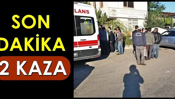 Kaza yapan ehliyetsiz sürücü yaralandı