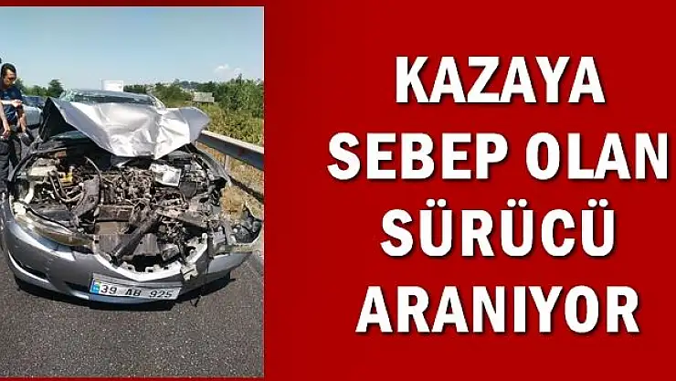 Kazaya sebep olan tır sürücüsü aranıyor