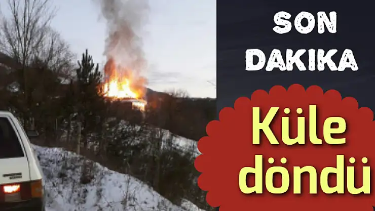 Kış ortasında evsiz kaldılar 