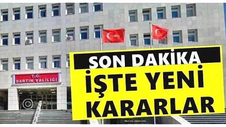 Korona tedbirleri kapsamında yeni kararlar