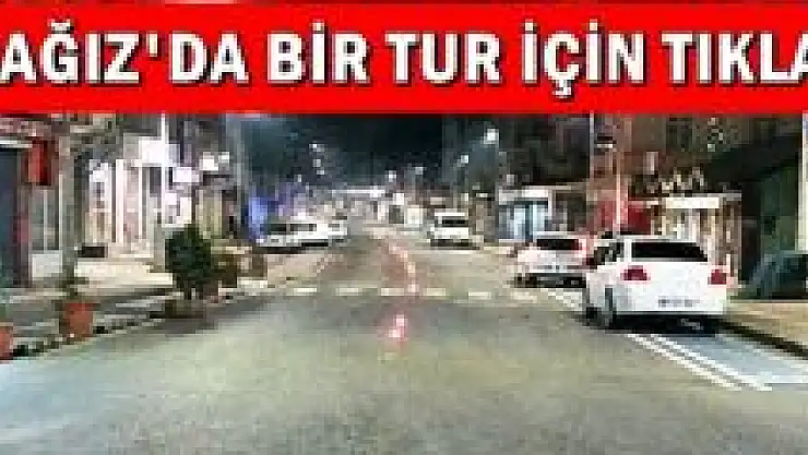 Kozcağız ana cadde ışıldıyor