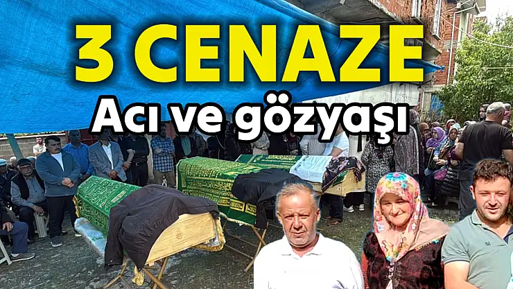 Öldürülen çift ve oğulları toprağa verildi