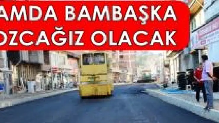 Kozcağız'da Asfalt Çalışmaları Başladı