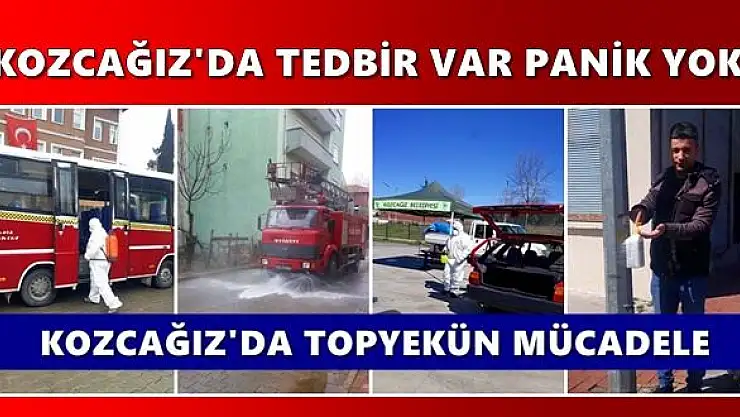 Kozcağız'da Dezenfekte edilmeyen yer kalmadı