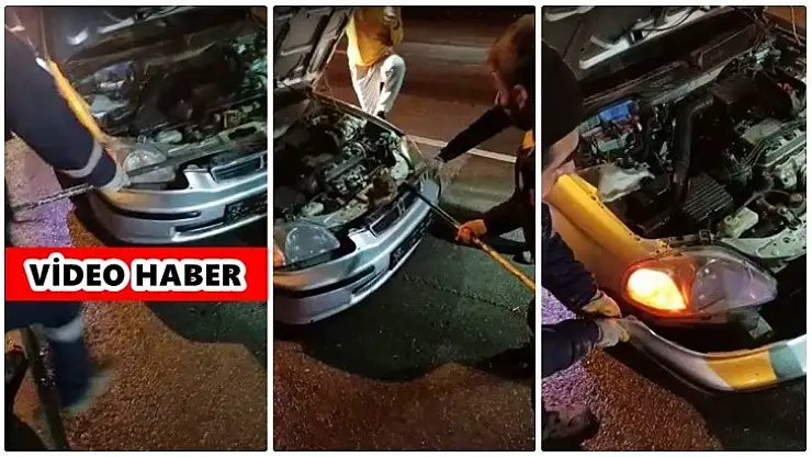 Kozcağız'da yaşanan ilginç olay