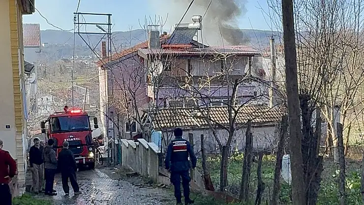 Kozcağız'da korkutan yangın