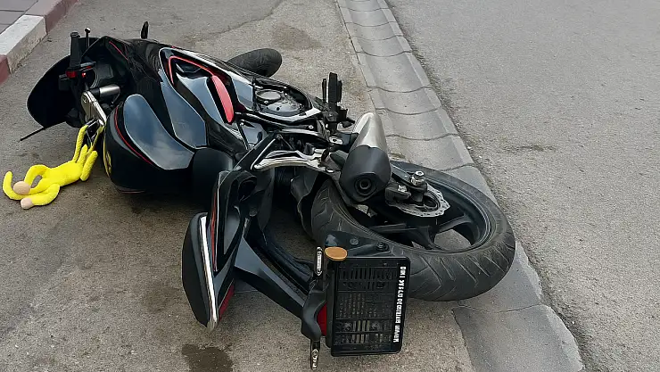Kozcağız'da motosiklet kazası