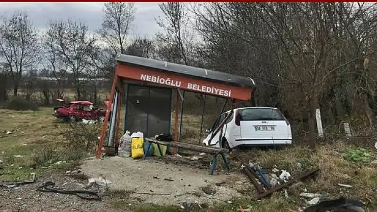 Kozcağız Nebioğlu yolunda feci kaza