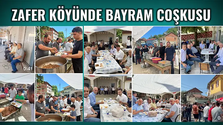 Kumluca Zafer'de bayram coşkusu