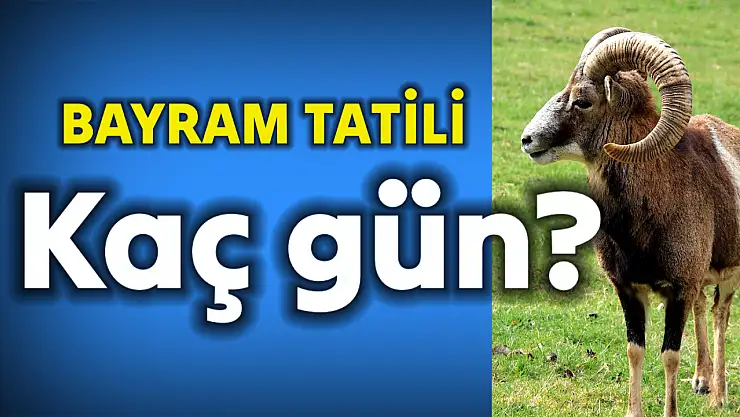 Kurban Bayramı tatili kaç gün?