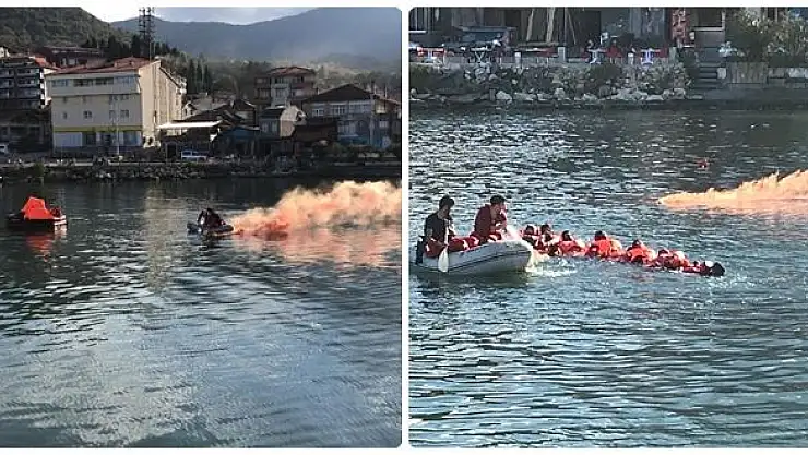 Kurucaşile limanında hareketli dakikalar