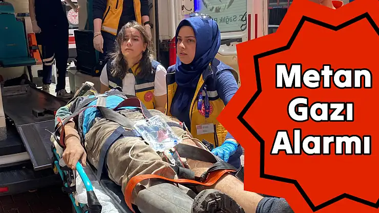 Maden ocağında metan püskürdü