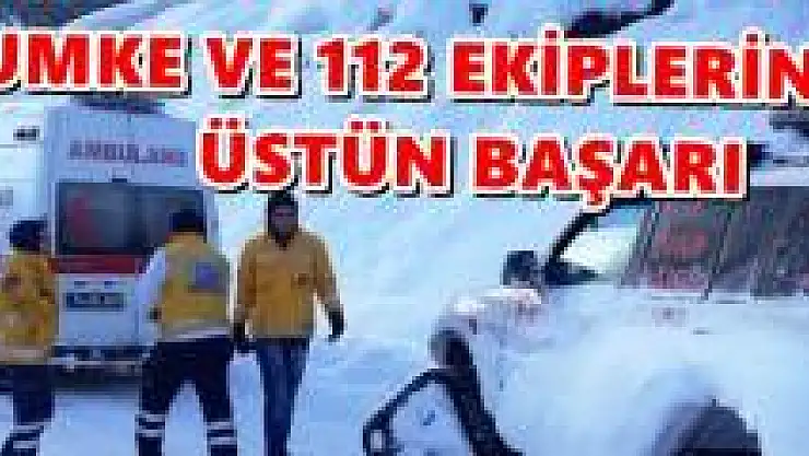 Mahsur Kalan 8 Hastaya 112 Ve UMKE Yetişti