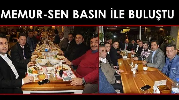 Memur-Sen basın ile buluştu