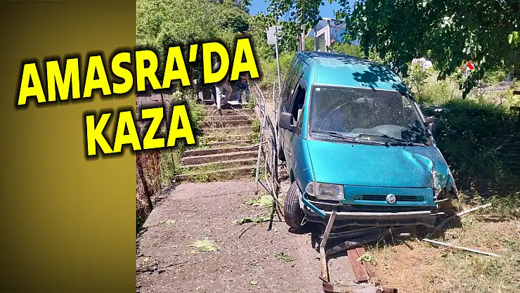 Merdivenlerden aşağı uçtu
