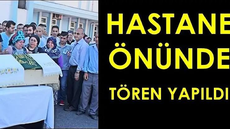 Mesai arkadaşları son görevini yaptı