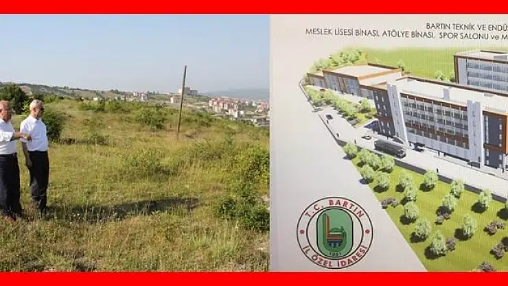 Meslek Lisesi Yeni Kampüs alanında inceleme