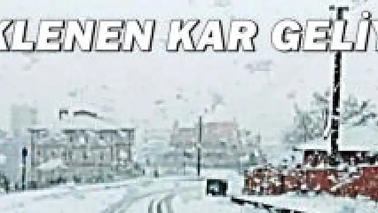 Meteoroloji kar alarmı verdi!