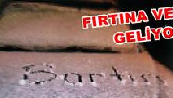 Meteorolojiden fırtına ve kar uyarısı