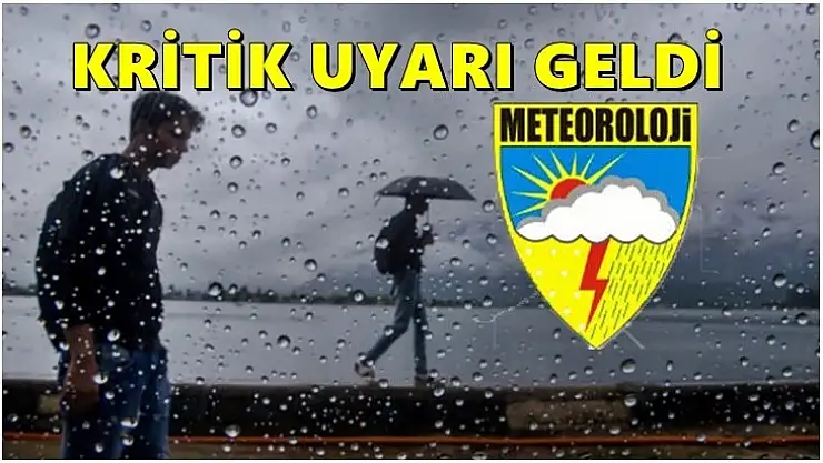 Meteorolojiden son dakika uyarısı