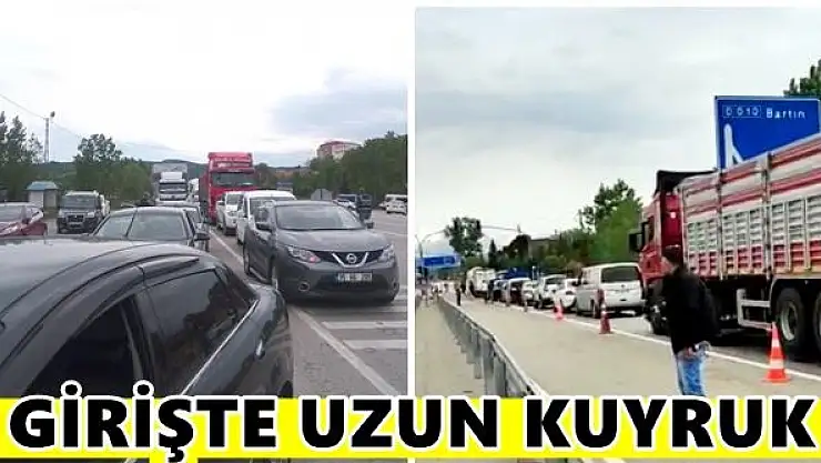 Metrelerce uzunluğunda kuyruk oluştu