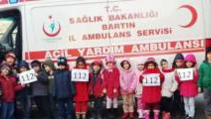 Miniklere 112 Bilinci Aşılanıyor