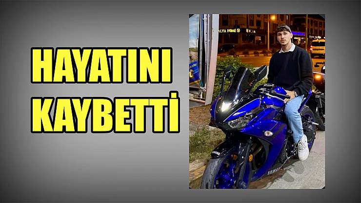 Bartın'da Motosiklet kazası, 1 ölü