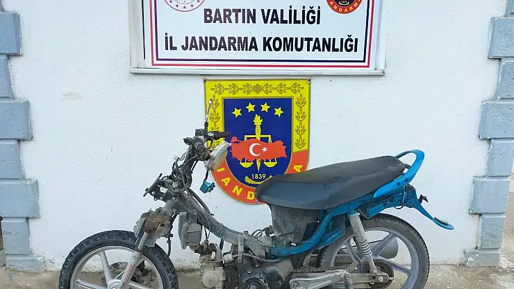 Motosikleti jandarma ekipleri buldu
