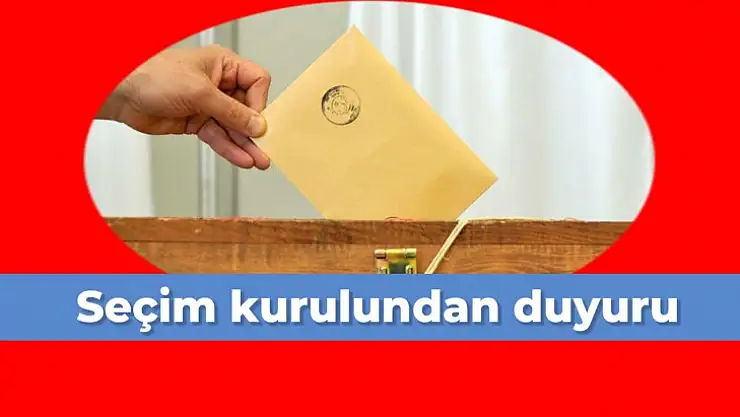 Muhtar seçimleri için önemli duyuru