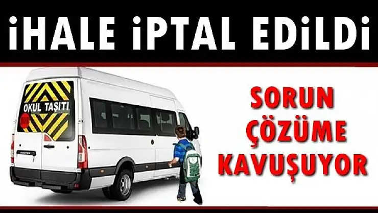 Öğrenci taşıma ihalesi feshedildi