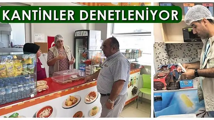 Okul Kantinleri Denetleniyor