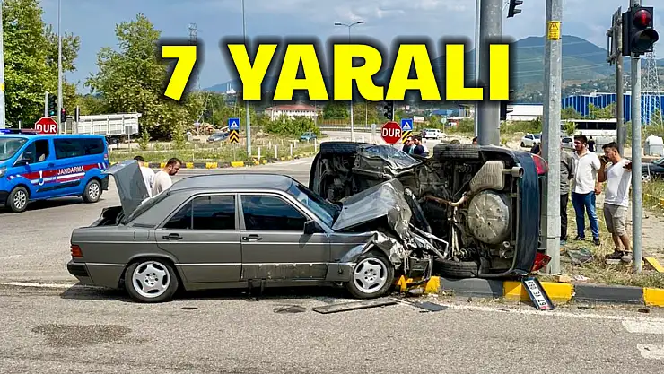 Organize sanayi kavşağında kaza