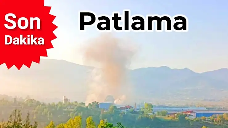 Organizede patlama sesi