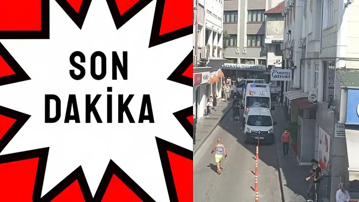 Otel odasında şok manzara
