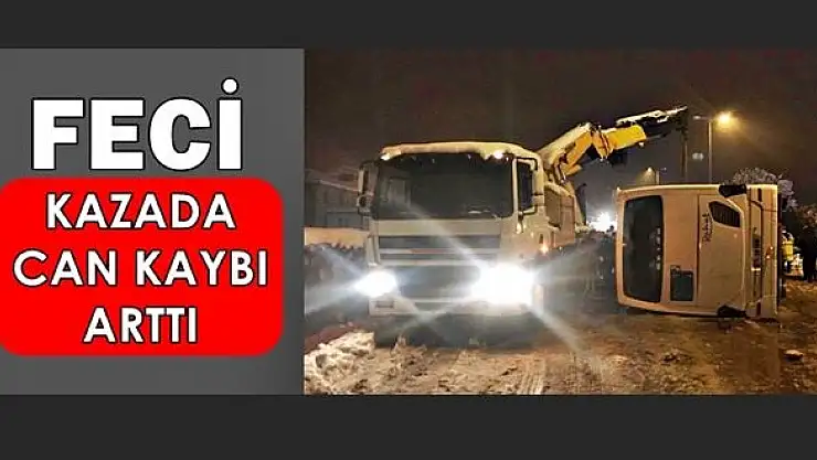 Otobüs kazasında can kaybı arttı