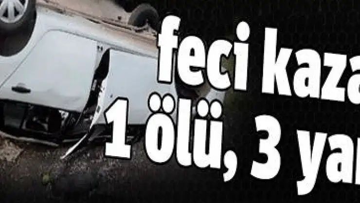 Otomobil dereye uçtu: 1 ölü, 3 yaralı