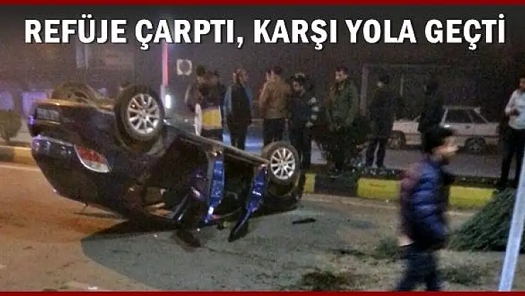 Otomobil ile takla attı, ortadan kayboldu