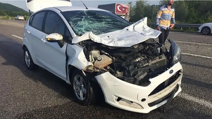 Otomobilin hurdaya döndü, 1 can gitti