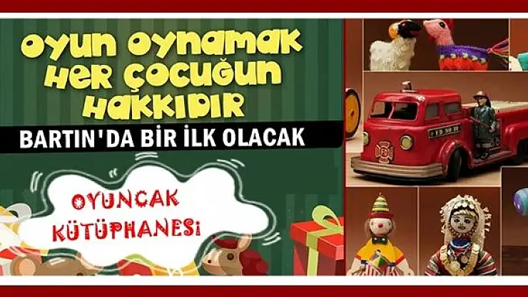 Oyuncak kütüphanesi desteğinizi bekliyor
