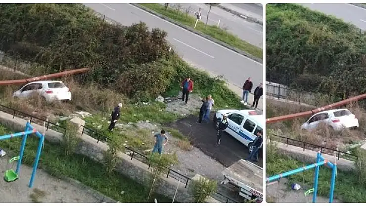 Park halindeki otomobil kaydı