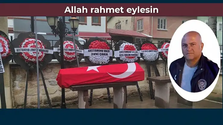 Polis memuru son yolculuğuna uğurlandı