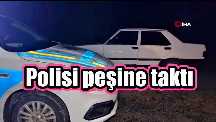 Polisten 30 kilometre kaçabildi