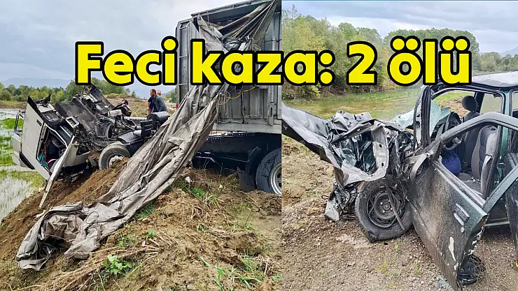 Potbaşı Mevkiinde Feci Kaza!