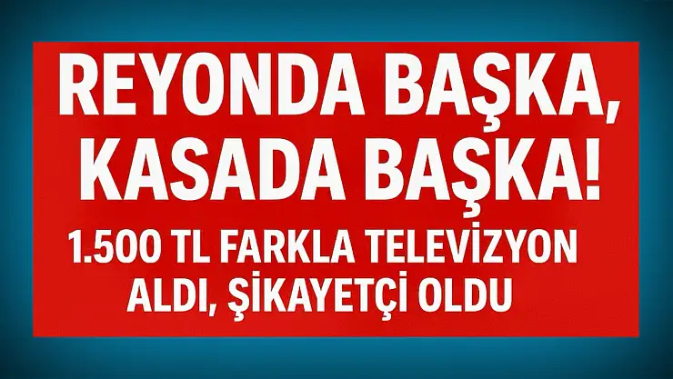 Reyonda Başka, Kasada Başka!