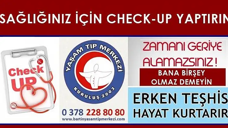 Sağlığınız İçin Mutlaka Check-Up Yaptırın