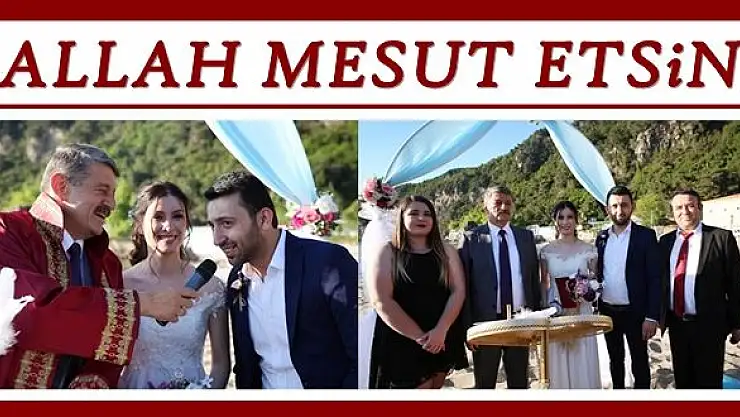 Sahilde sonsuza dek evet dediler