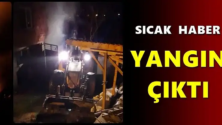 Samanlar alev aldı