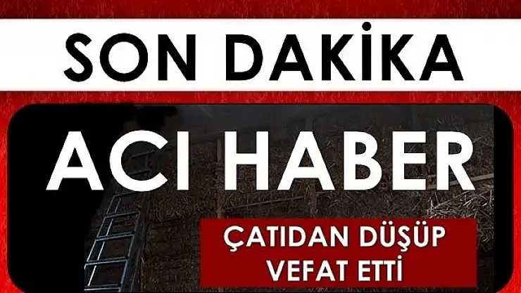 Samanlığın üstünden düştü!